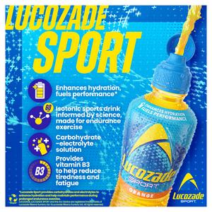 Lucozade Sport Drink Orange 4x500ml - gallery image 2