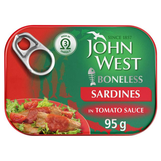John West Sardines in Tomato Sauce, Boneless 95g