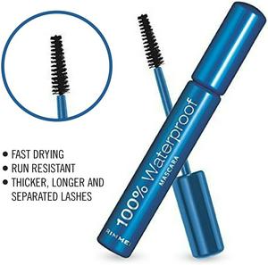 Rimmel 100% Waterproof Mascara Black - gallery image 3