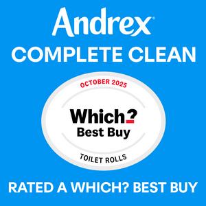 Andrex Complete Clean Toilet Rolls x9 - gallery image 2