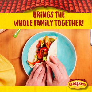Old El Paso Mexican Regular Soft Flour Tortilla Wraps x8 326g - gallery image 3