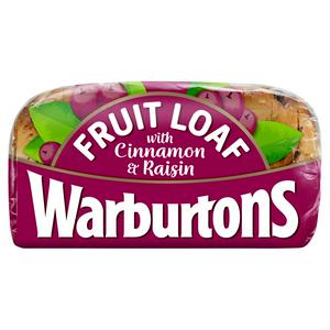 Warburtons Fruit Loaf with Cinnamon and Raisin 400g