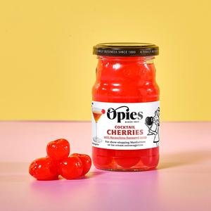 Opies Cocktail Cherries Maraschino Flavour 225g (125g*) - gallery image 2