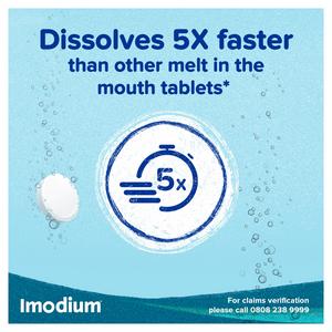 Imodium Instants For On The Go Diarrhoea Relief Tablets x6 - gallery image 2