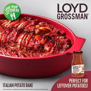 Loyd Grossman Pasta Sauce, Roasted Garlic & Tomato 350g - gallery image 2