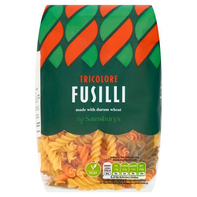 Sainsbury's Fusilli Tricolori 500g | Sainsbury's