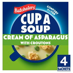Batchelors Cup a Soup, Cream of Asparagus with Croutons x4 117g - video