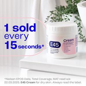 E45 Moisturiser Cream for Dry Skin & Eczema 350g - gallery image 6