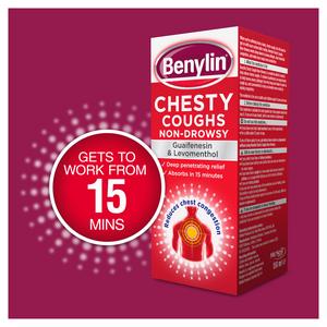 Benylin Chesty Coughs Non Drowsy Syrup 300ml - gallery image 4
