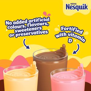 Nesquik Strawberry Flavoured Milkshake Powder 500g Tub - gallery image 2