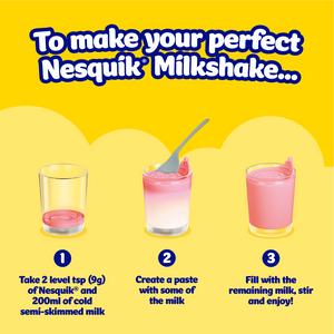 Nesquik Strawberry Flavoured Milkshake Powder 500g Tub - gallery image 3