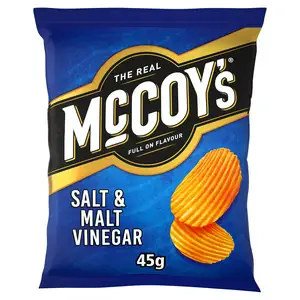 McCoy's Salt and Malt Vinegar Grab Bag Crisps 45g