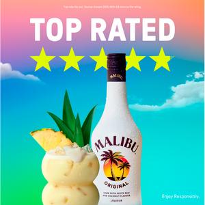 Malibu Original White Rum with Coconut Flavour 1L - gallery image 2