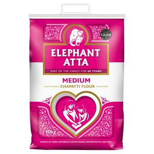 Elephant Atta Medium Chapatti Flour 10kg Sainsbury S