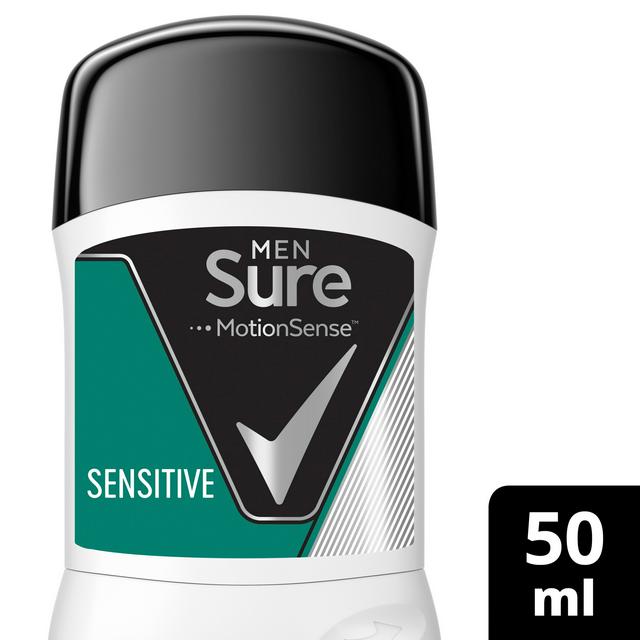 Sure Men Anti-Perspirant Deodorant Stick, Sensitive 50ml