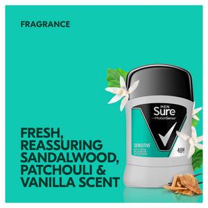Sure Men Antiperspirant Stick Deodorant, Sensitive 50ml - gallery image 2