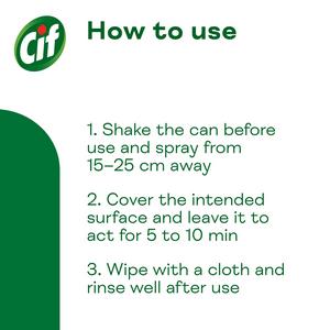Cif Power & Shine Bathroom Cleaner Mousse Citrus 500ml - gallery image 5