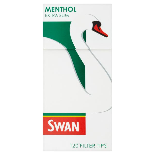 Swan Menthol Filter Tips Cigarettes, Extra Slim x120