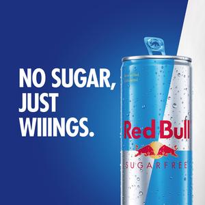 Red Bull Energy Drink Sugar Free 250ml x4 - gallery image 2