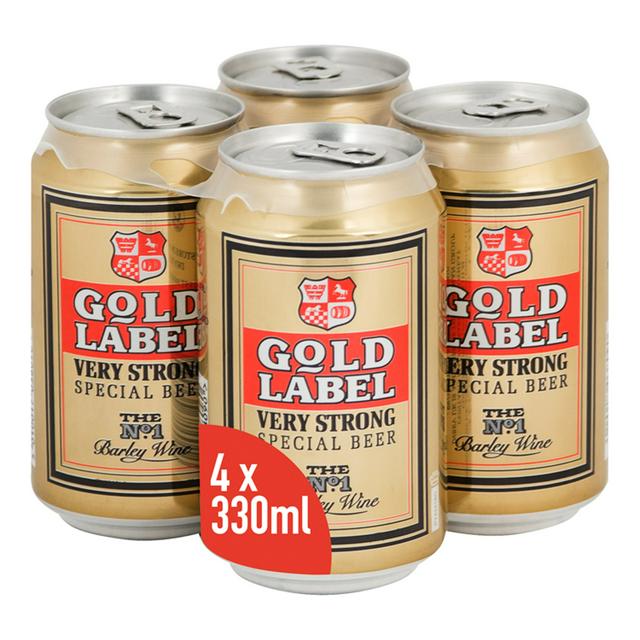 Gold Label Very Strong Special Beer 4x330ml