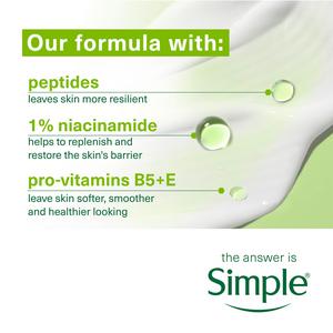Simple Kind to Skin Hydrating Light Face Moisturiser for Dry or Sensitive Skin 125ml - gallery image 4