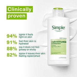 Simple Kind To Skin Replenishing Rich Face Moisturiser for Dry Skin 125ml - gallery image 5