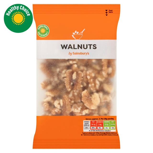 Sainsburys Walnuts, Halves 100g