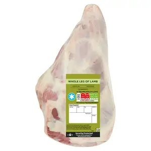 Sainsbury's British or New Zealand Whole Leg Of Lamb (Approx. 2.3kg)