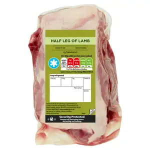 Sainsbury's British or New Zealand Half Leg Of Lamb (Approx. 925g)