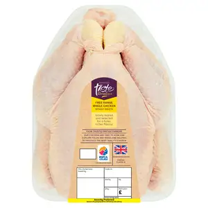 Sainsbury's Free Range British Whole Chicken, Taste the Difference (approx.1.7kg)