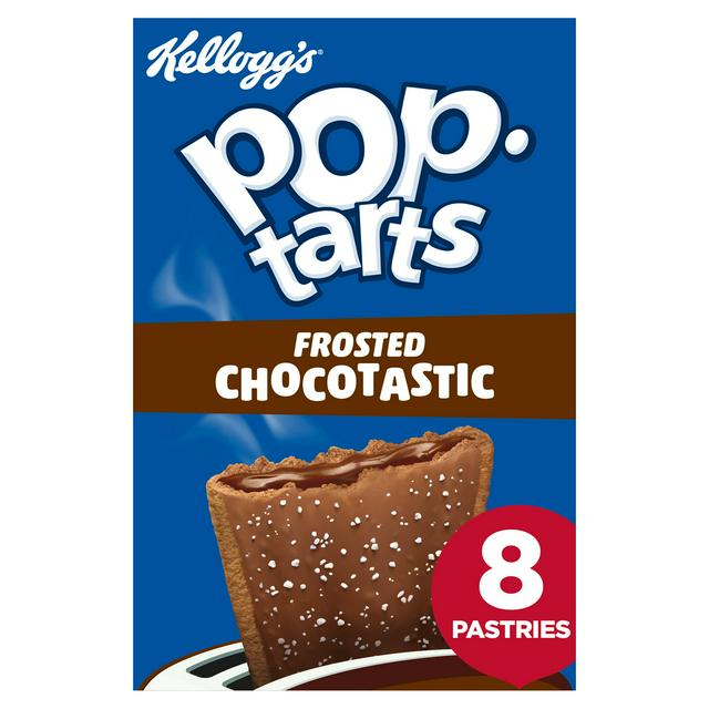 Kellogg's Pop Tarts Choctastic Breakfast Pastry Snack 8x48g