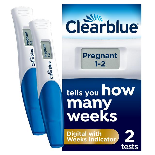 Clearblue Pregnancy Test with Weeks Indicator x2