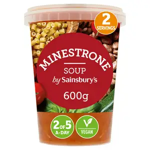 Sainsbury's Minestrone Soup 600g (Serves 2)