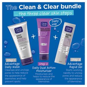 Clean & Clear Dual Action Moisturiser Face Cream 100ml - gallery image 5