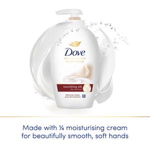 Dove Fine Silk Liquid Caring Hand wash Soap 250ml - gallery image 2