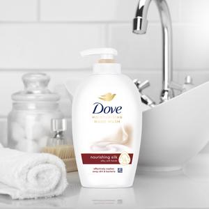 Dove Fine Silk Liquid Caring Hand wash Soap 250ml - gallery image 4