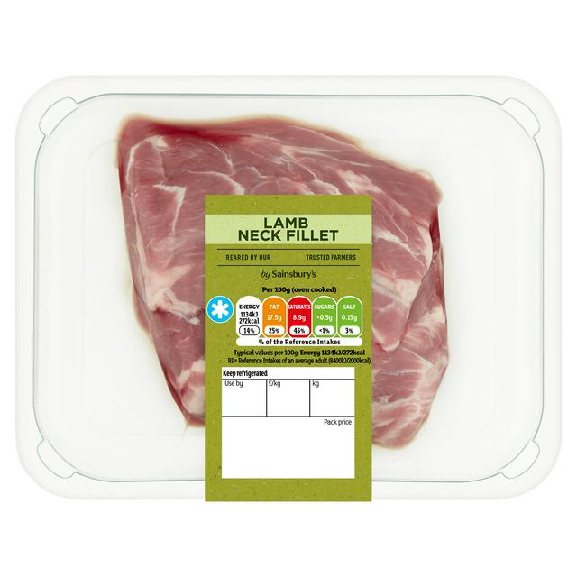 Sainsbury's British or New Zealand Lamb Neck Fillet (Approx. 263g) - gallery image 1