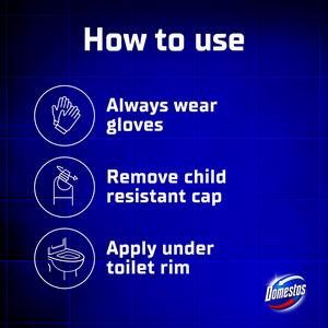 Domestos Pink Power Thick Bleach Toilet & Multipurpose Cleaner 750ml - gallery image 5