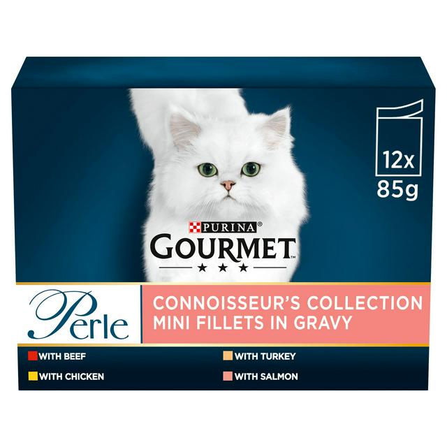 Gourmet Perle Connoisseurs Cat Food Mixed 12x85g