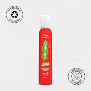 Wella Shockwaves Volume Mousse 200ml - gallery image 5