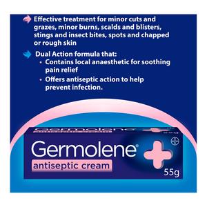 Germolene Antiseptic Dual Action Cream 55g - gallery image 3
