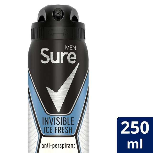Sure Men Invisible Ice Anti-Perspirant Deodorant Aerosol 250ml