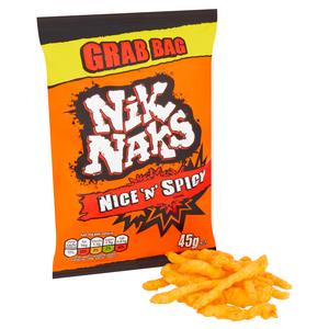Nik Naks Nice N Spicy Grab Bag Crisps 45g - gallery image 2