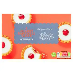 Sainsbury's Cherry Bakewells Cake Tarts x6