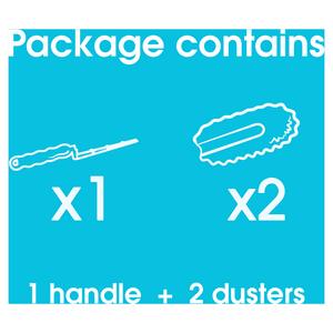 Pledge Dust It Fluffy Duster Starter Pack 1 Handle & 2 Refills - gallery image 2