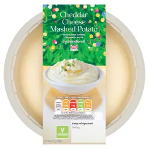 Sainsbury's Cheddar Mashed Potato 400g