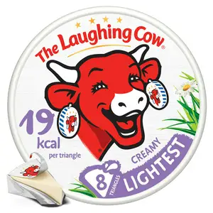 The Laughing Cow Lightest Cheese Triangles x8 133g