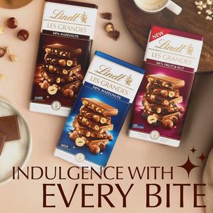 Lindt Les Grandes Dark Chocolate Hazelnut Bar 150g - gallery image 5