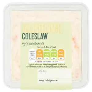 Sainsbury's Deli-Style Traditional Coleslaw 300g