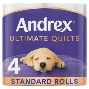 Andrex Ultimate Quilts Toilet Rolls x4